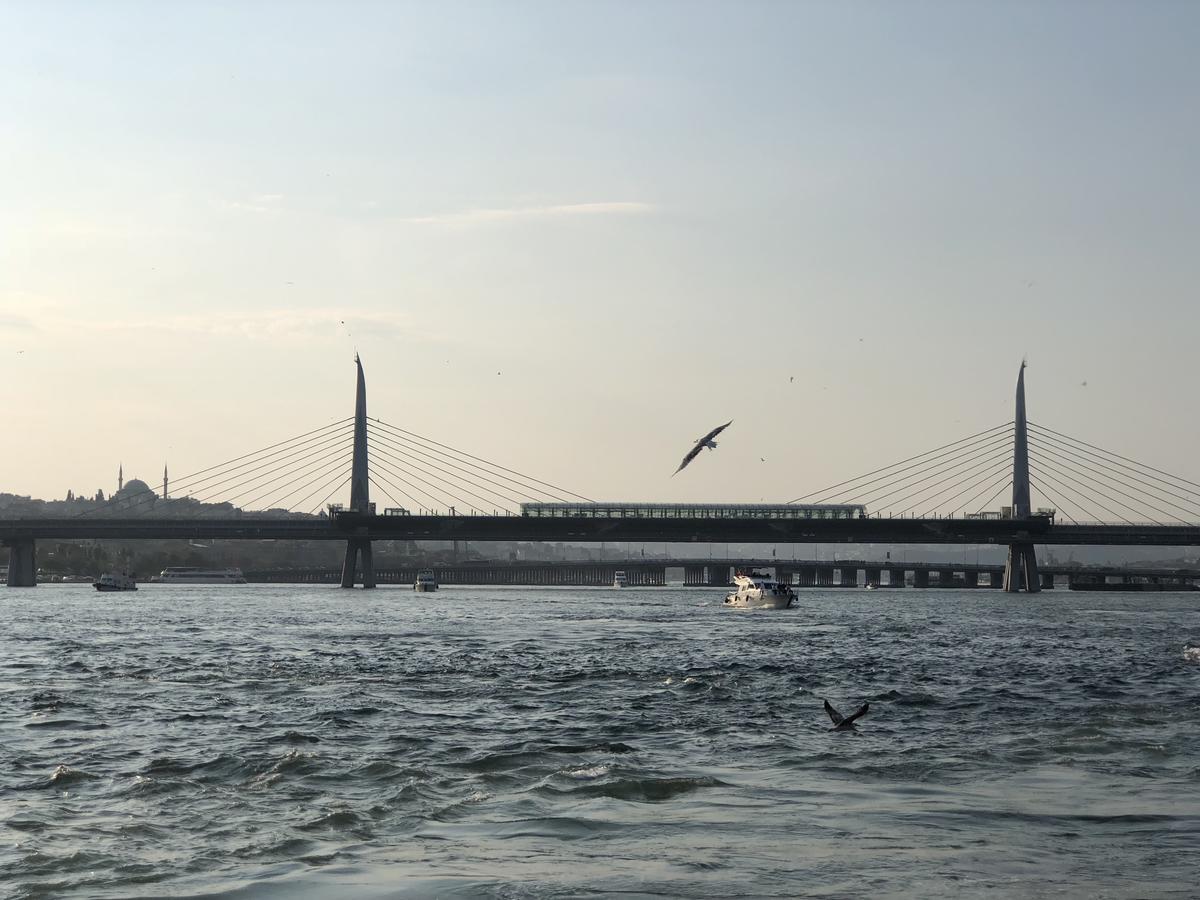 Galata Bridge Apart Istanbul Bagian luar foto